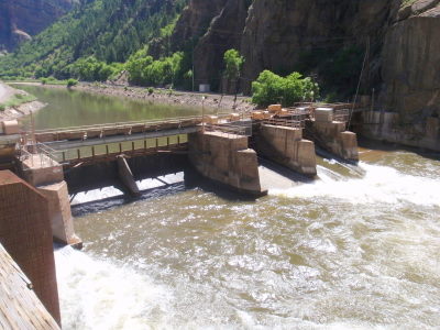 Shoshone Dam.